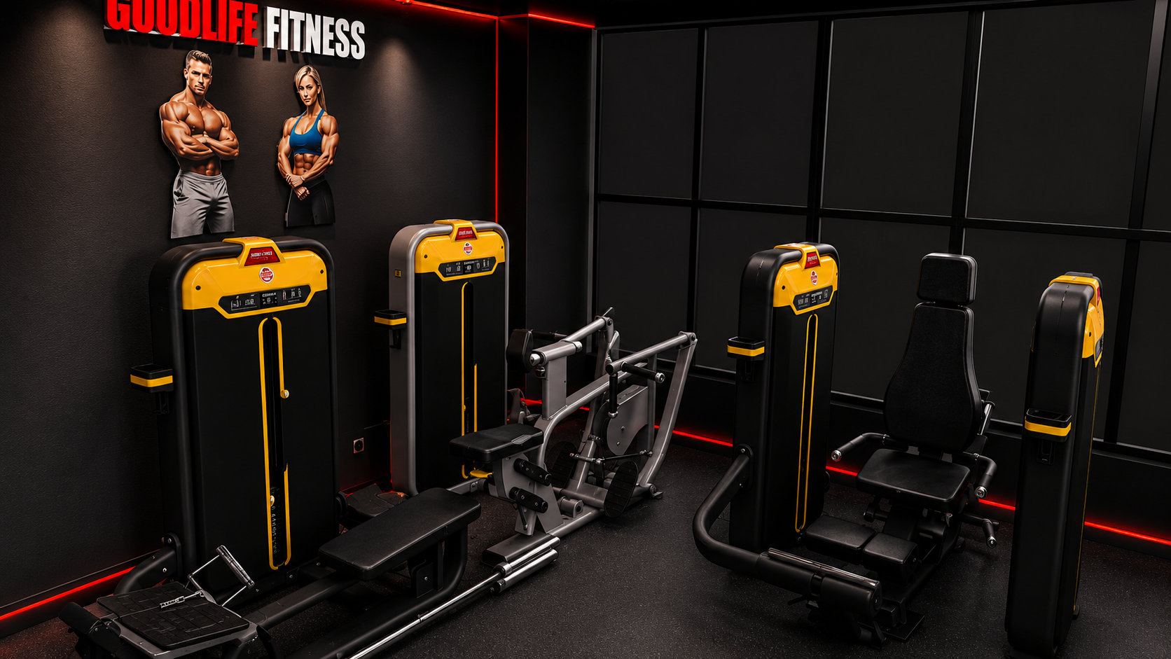 Selectorized Strength Zone at Goodlife Fitness Club Solapur